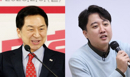 김기현(왼쪽) 국민의힘 당 대표 후보와 이준석 전 국민의힘 대표. 연합뉴스